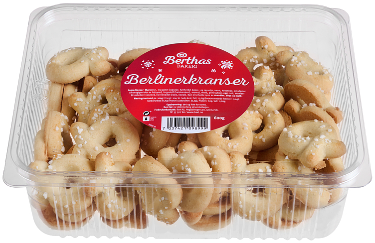 Berlinerkranser 600g