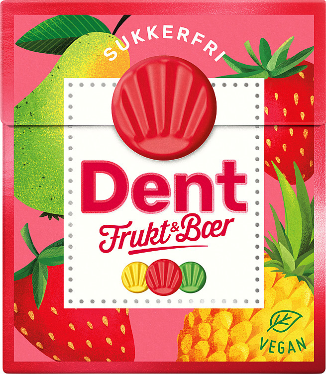 Dent frukt & bær 24g