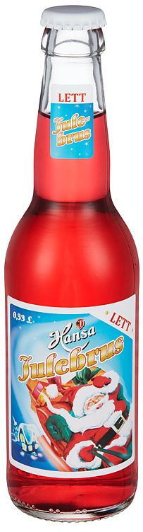 Hansa julebrus lett fl   24x0,33l
