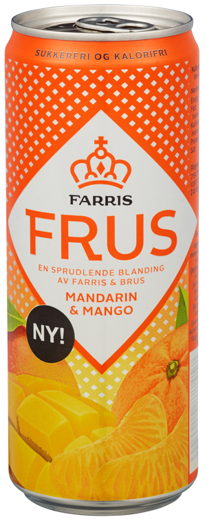Farris frus mandarin mango   24x33cl