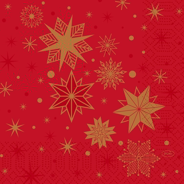 Napkin 3l 33cm stargazing red  50pce
