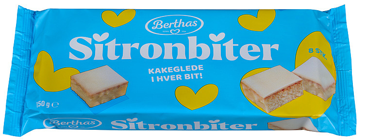 Sitronbiter 8stk  150g