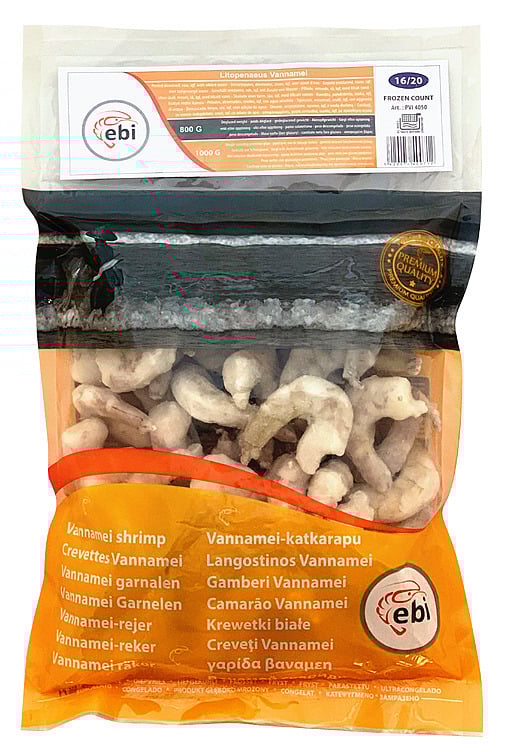 Scampi 16/20 rå u/ skall vm  750g