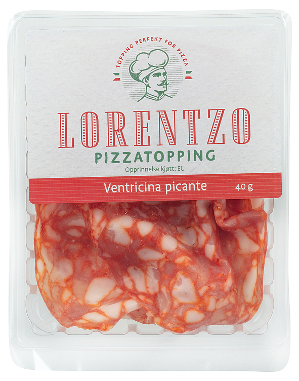 Pizzatopping ventricina picante  40g