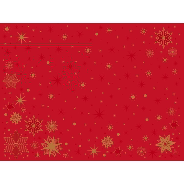 Bordbrikke bio dunicel stargazing red 30x40cm 100stk