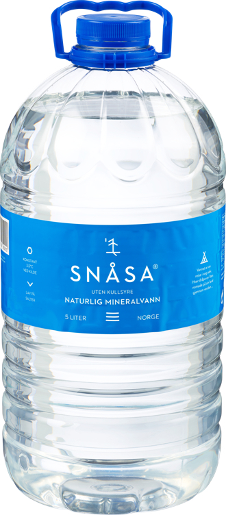 Snåsa naturlig mineralvann   5l