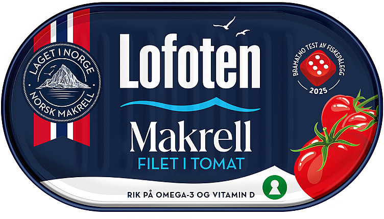 Makrell i tomat original 170g