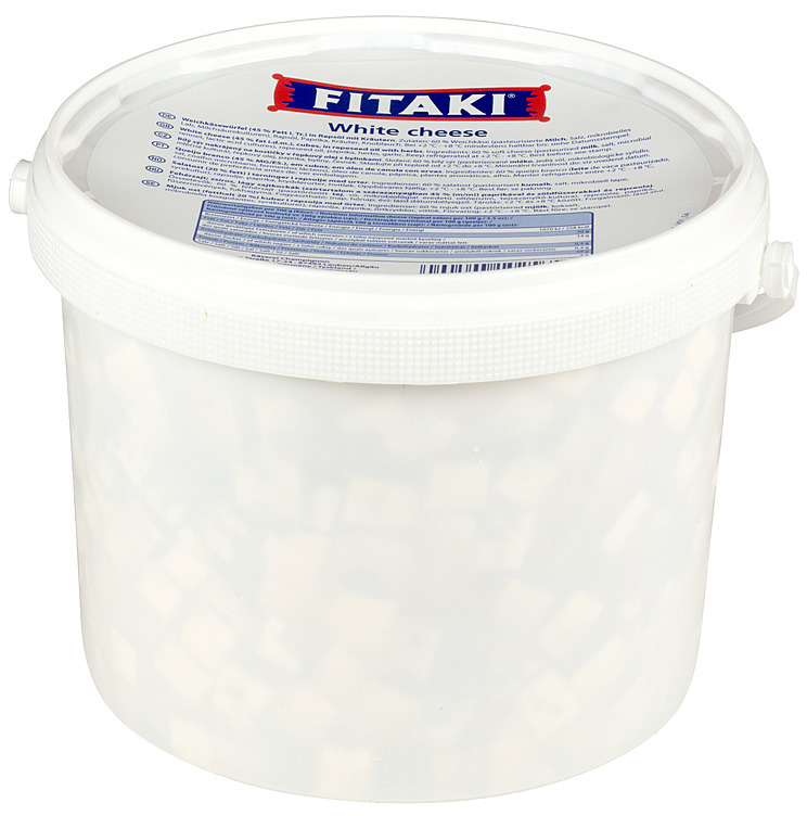 Fitaki (fetaost) terning i olje og krydder   3kg