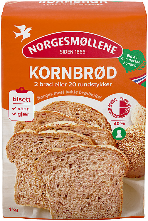 Kornbrød melmiks 1 kg