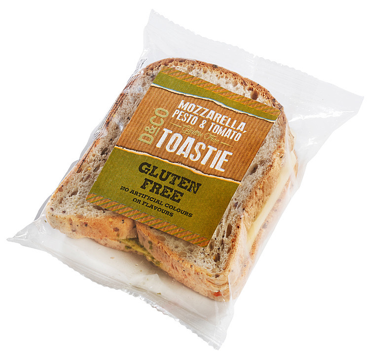 Toastie mozzarella & pesto glutenfri 132g