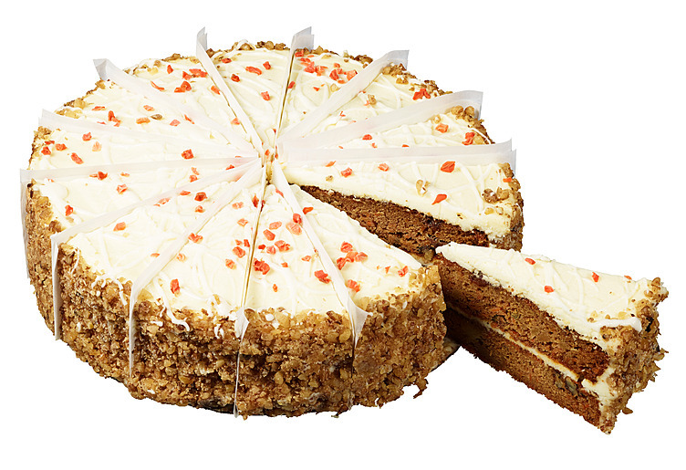 Carrot cake 14slices  4x1,98kg