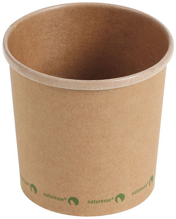 Suppekopp kraft pla 12oz/345ml  25stk