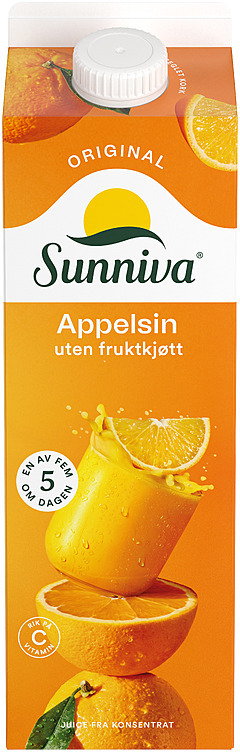 Sunniva appelsinjuice org.    1l