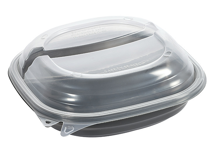 Boks vista pp large 229x229x80mm 1480ml grå  120stk