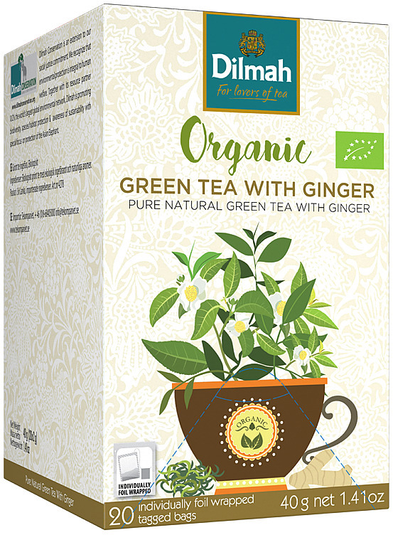 Green tea ginger ecol. 20bag