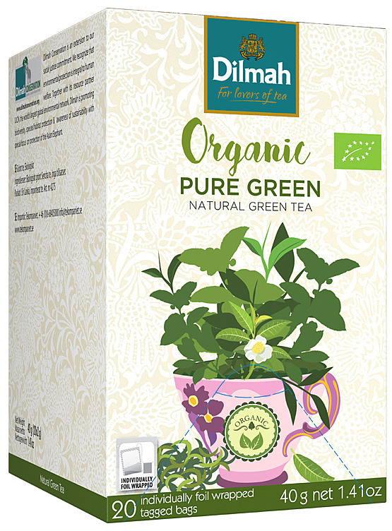 Grønn sencha økol. te 20pos
