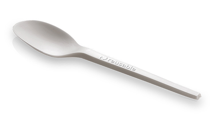 Spiseskje 168mm cpla hvit 50stk