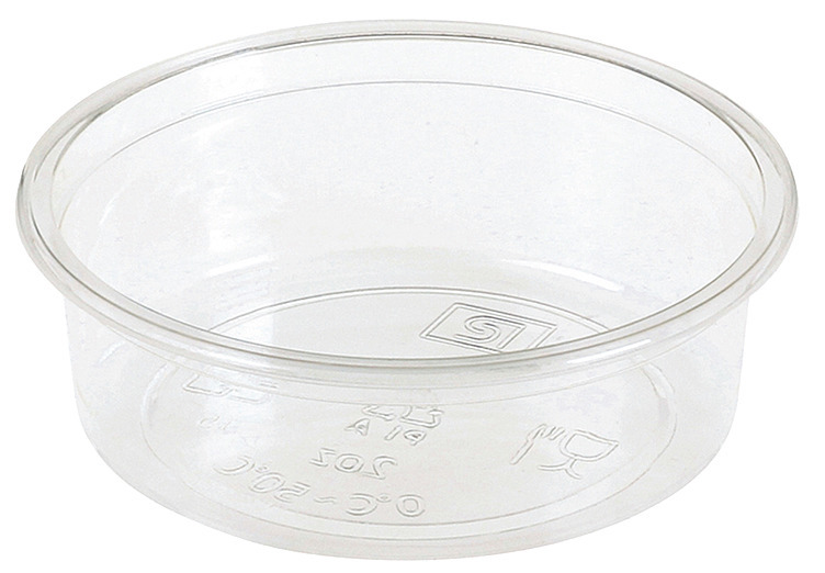 Beger pla 60ml ø76mm 25mm til trykk og lås lokk  1000stk