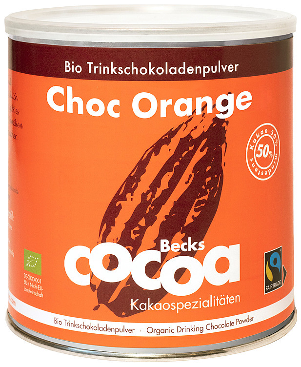 Choc orange 55% kakao økologisk, fairtrade & vegansk  1,5kg