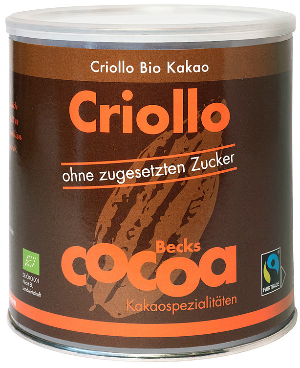 Criollo 100% kakao økologisk, fairtrade & vegansk  1,2kg