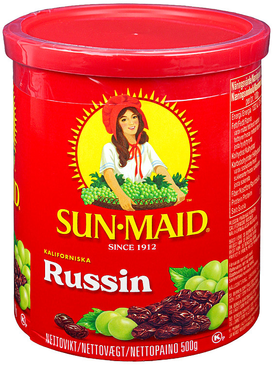 Sun maid rosiner   500g