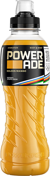 Powerade golden mango fl 12x50cl