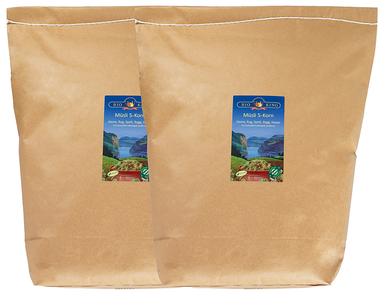 Musli 5-korn økol. frokostblanding   5kg