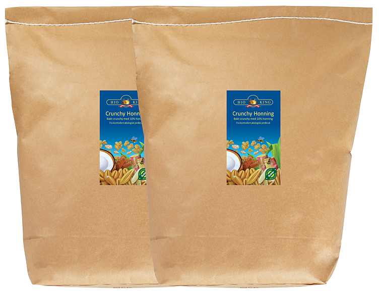 Crunchy honning økol. frokostblanding   5kg