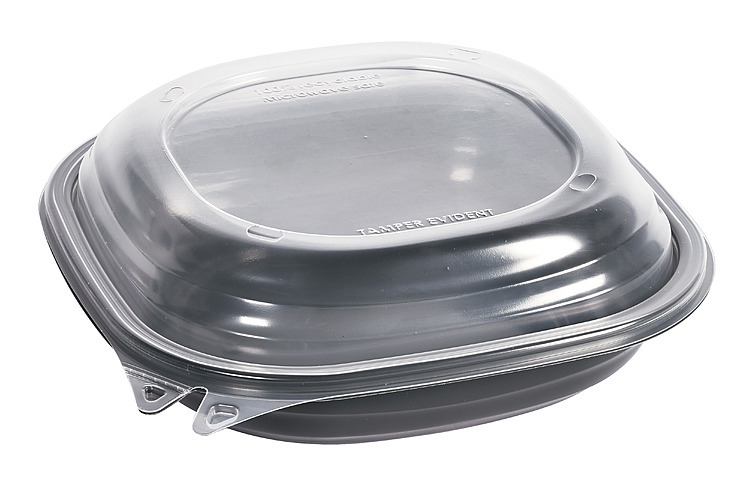 Boks vista pp large 229x229x80mm 1480ml grå  120stk