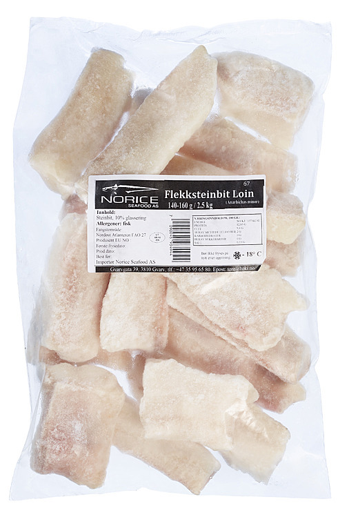 Flekksteinbit loins  120-140g  2,5kg