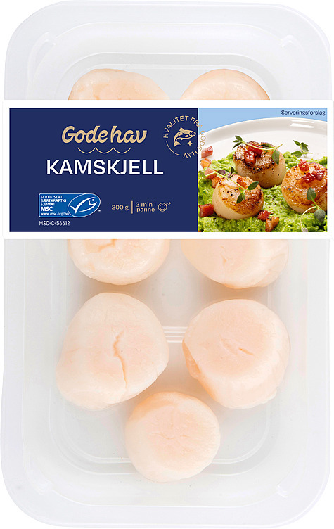 Kamskjell  200g