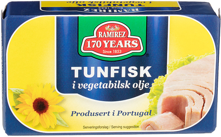 Tunfisk i vegetabilsk olje 120g