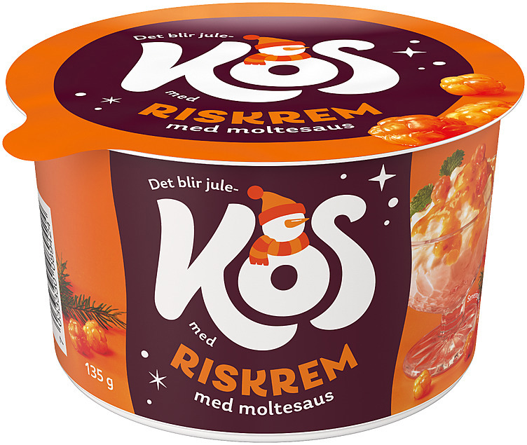 Kos riskrem med moltesaus 135g