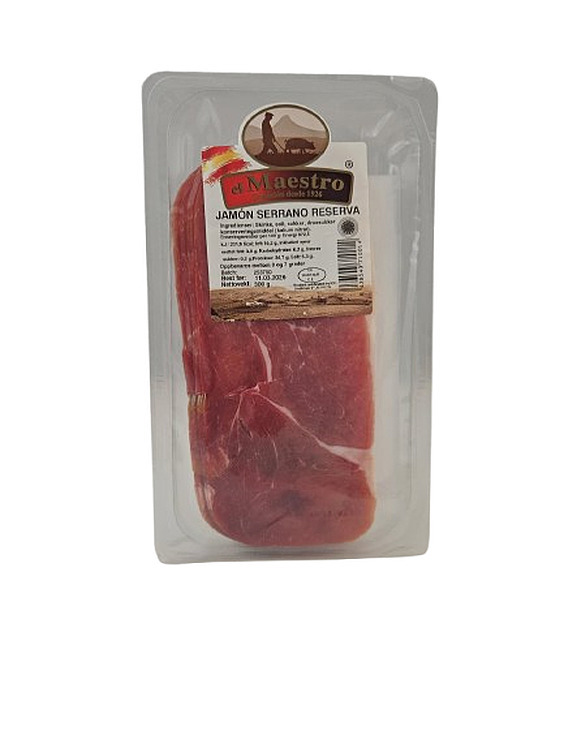 Serranoskinke reserva oppskåret 300g