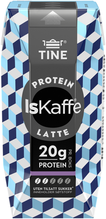 Iskaffe protein latte uten 330ml
