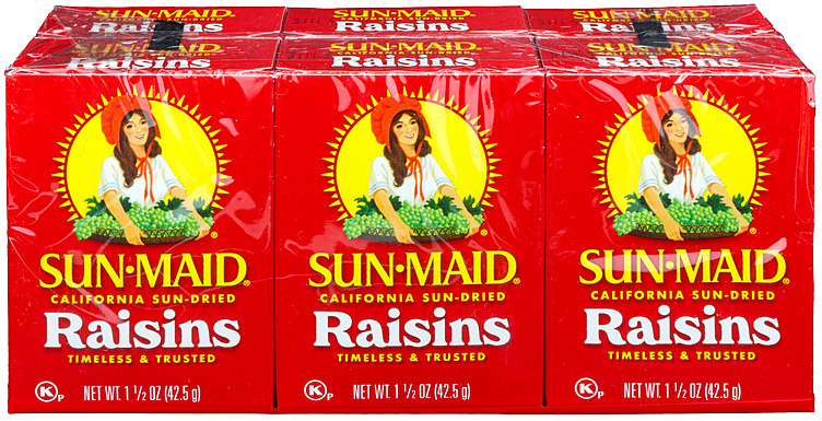 Sun-maid rosiner   6x42g
