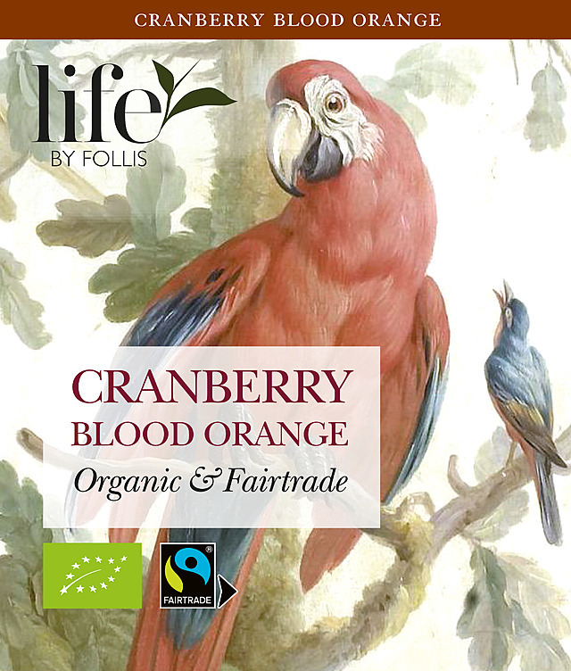 Cranberry blood orange te økologisk & fairtrade  20stk