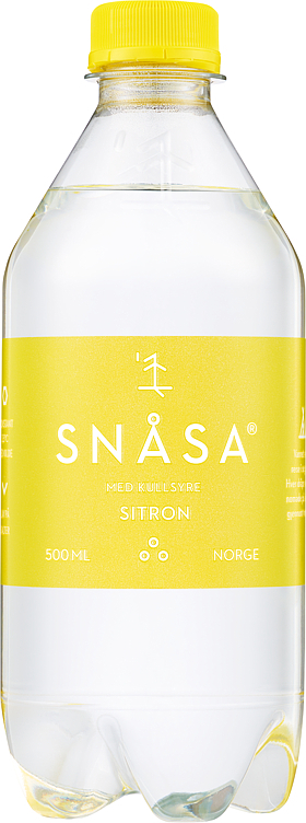 Snåsa naturlig mineralvann sitron   12x0,5l