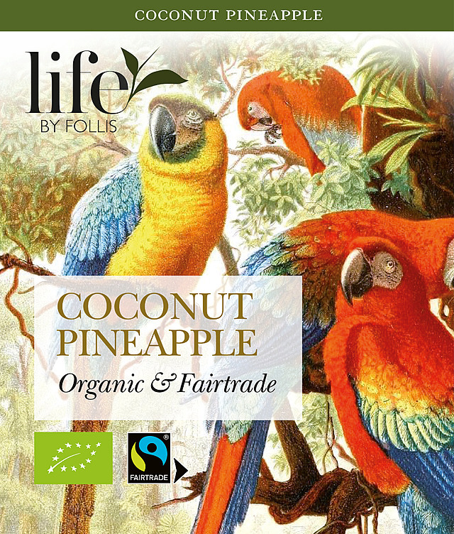 Coconut pineapple tea økologisk & fairtrade  20stk