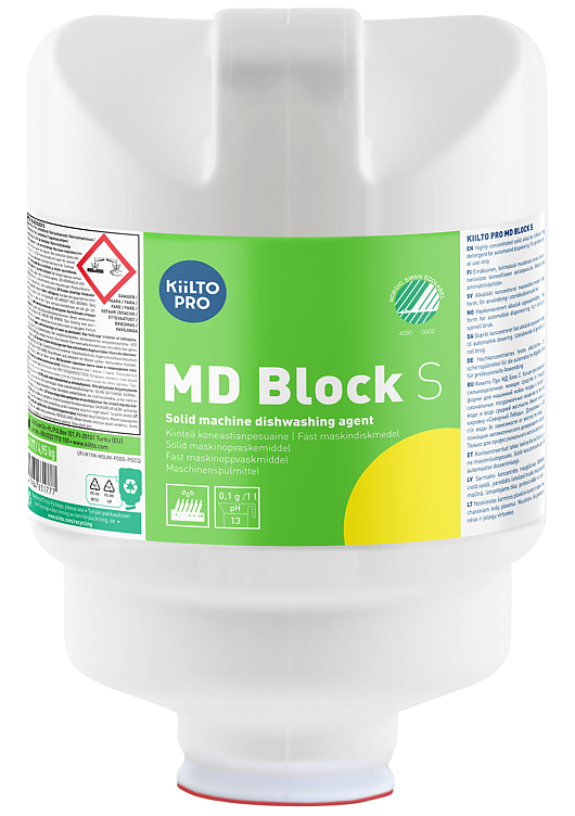 Maskinoppvask md block s  4,95kg