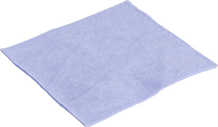 Universal cloth blue non woven 38x38cm 10pcs