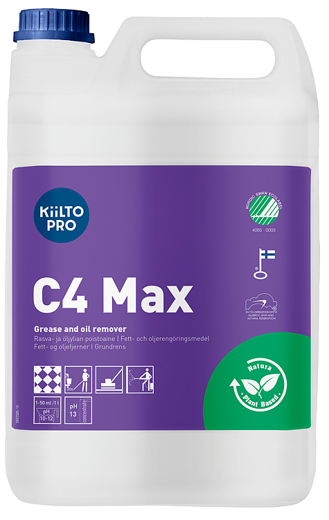 Fett og oljefjerner c4 max 5l