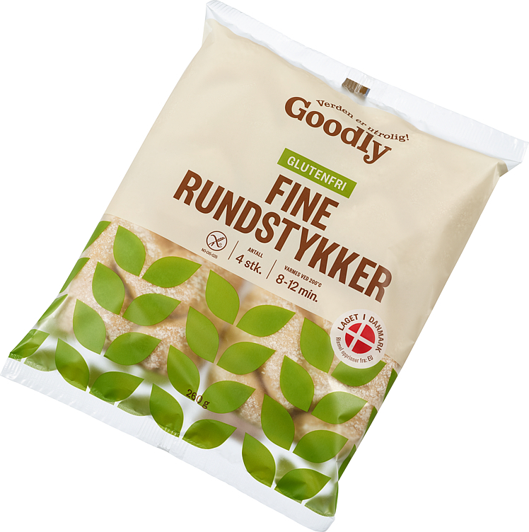 Rundstykker fine glutenfri  4x65g
