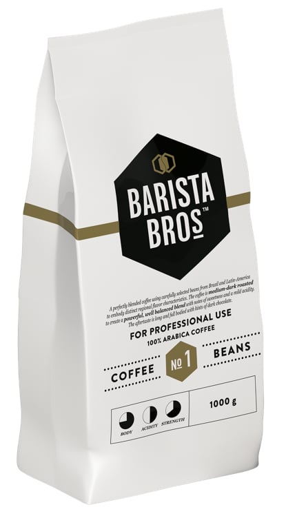 Barista bros no1 bønner 8x1kg