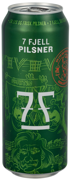 7 fjell pils bx 4,7% 24x50cl