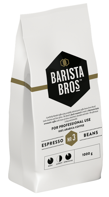 Barista bros no3 espresso 8x1kg