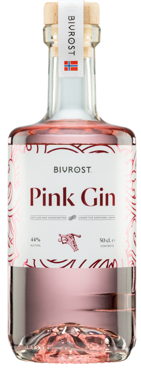 Bivrost pink gin   44%   50cl