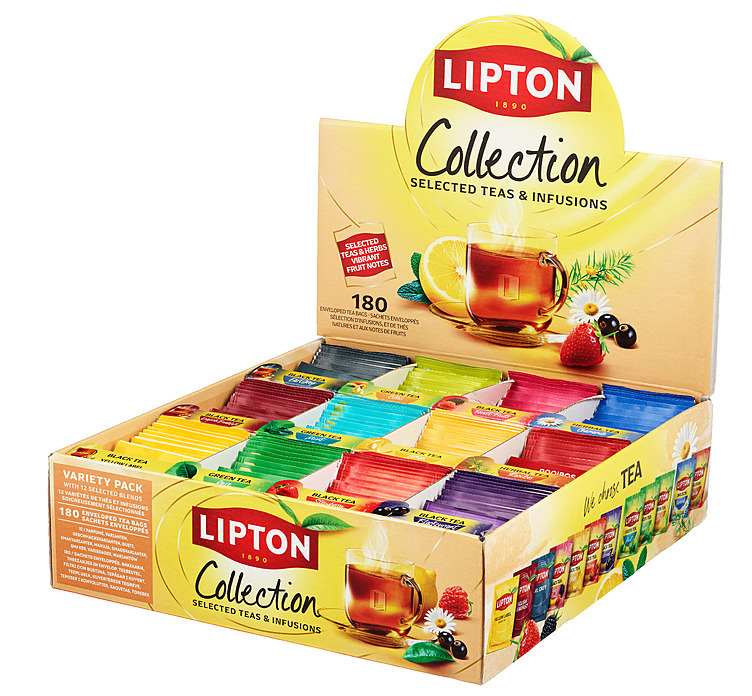 Lipton te assortert 500g 300poser