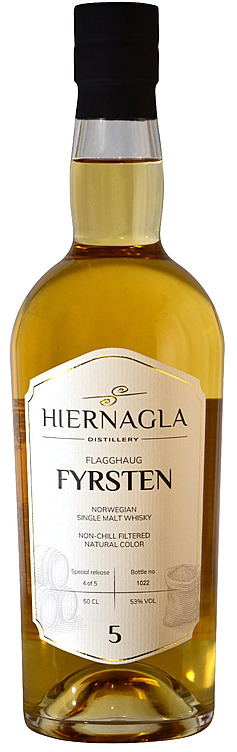 Hiernagla fyrsten single malt whisky 53% 50cl