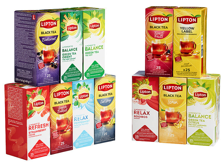 Lipton variety pack 285g 12x15poser